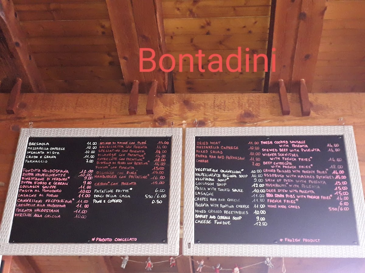 Menu Ristorante Bontadini-5